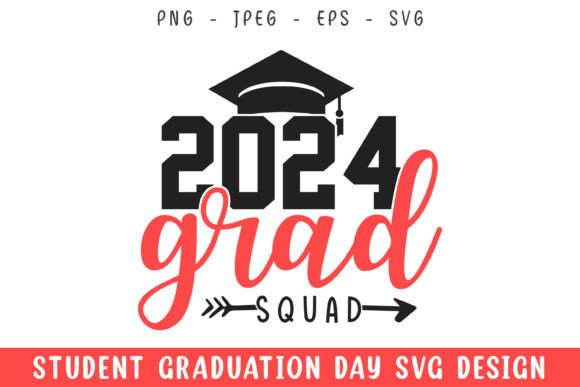 2024 Graduation Squad SVG: A Graphics Asset for Crafts and Merch