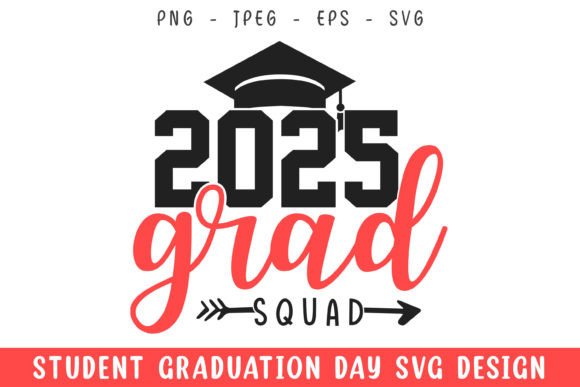 2025 Graduation Squad SVG for Modern Website & Editorial Design