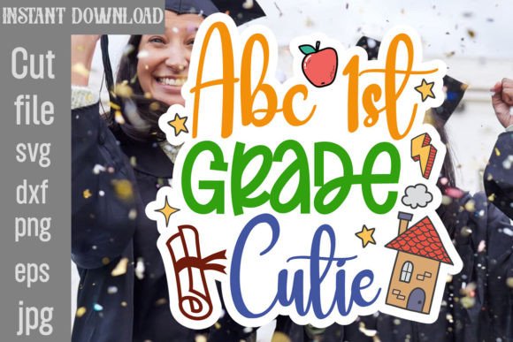 Abc 1st Grade Cutie SVG: A Cute Craft Asset for Handmade Makers