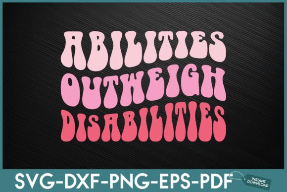 Abilities Outweigh Disabilities School Embroidery Design Review