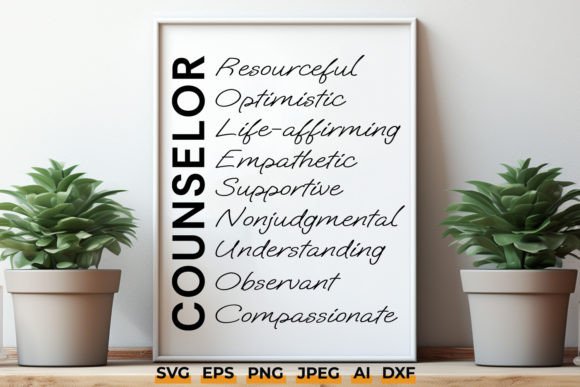 Counselor SVG: Graphics for Crafts and Branding