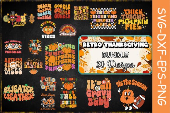 Retro Thanksgiving SVG Bundle Review for Real Projects
