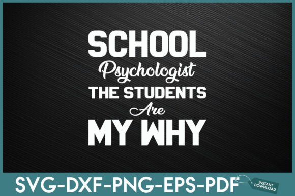 School Psychologist Graphics for Crafts and Print Projects