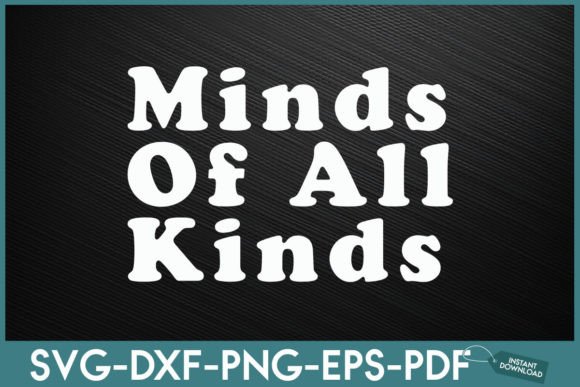 School Psychologist Minds of All Kinds SVG for Crafts & Graphics