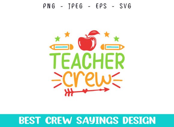 School Teacher Crew SVG Designs: Graphics and Crafts for Content Creation