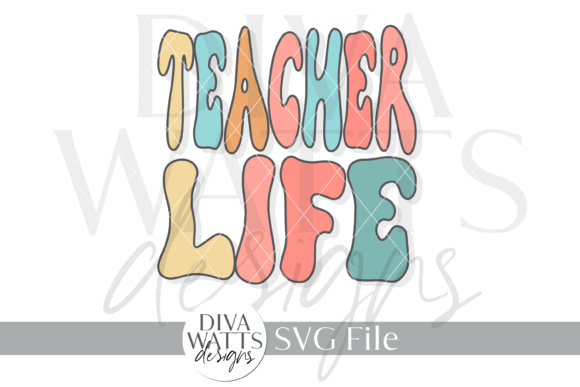 Teacher Life Illustration SVG: Graphics for Crafts